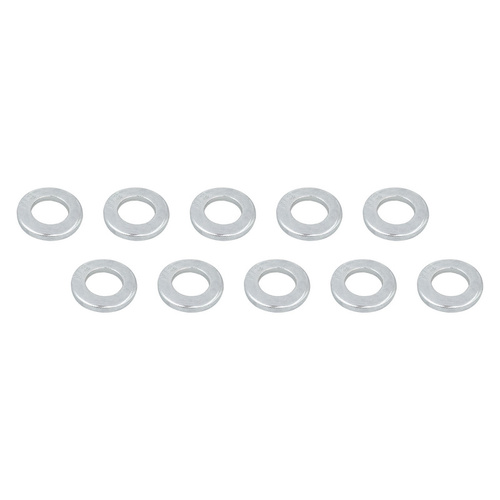 Street Pro Wheel Lug Nut Washers, Chrome, SST, Set of 10, 4mm T / 31.8mm OD
