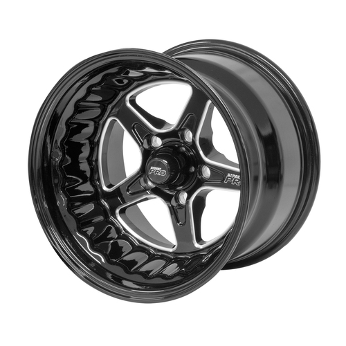 Street Pro ll Convo Pro Wheel Black 15x8.5' For Holden Early Bolt Circle 5 x 4.25' (6) 5.0' Back Space