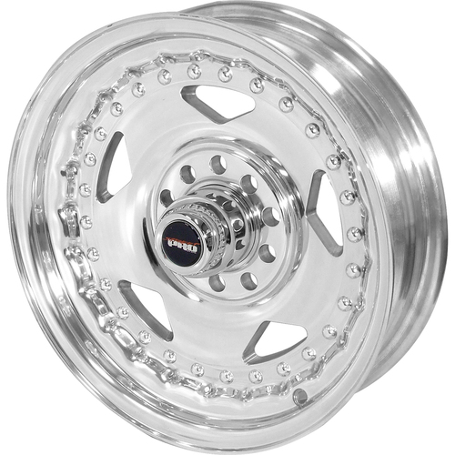 Street Pro Convo Pro Wheel Polished 15x4' For Holden For Chevrolet For Ford Dual Bolt Circle 1.75' Back Space