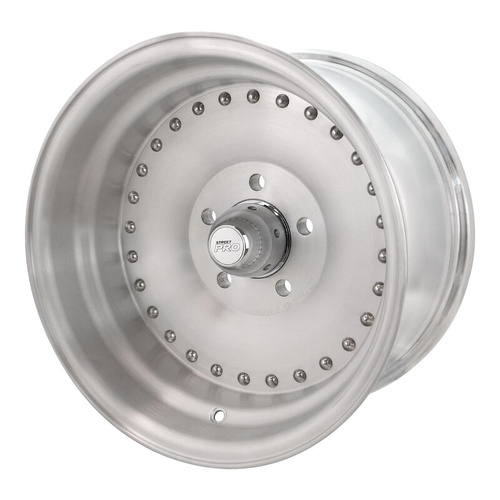 Street Pro 007 Series Wheel Brushed Raw 15x7" For Ford 5 x 4.50" Bolt Circle (-12) 3.5" Back Space